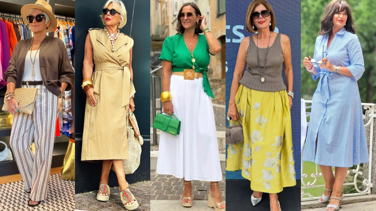 Comfortable Timeless Looks for All Elegant Ladies Over 40, 50-60-70 |Trendy Summer Fashion 2026 