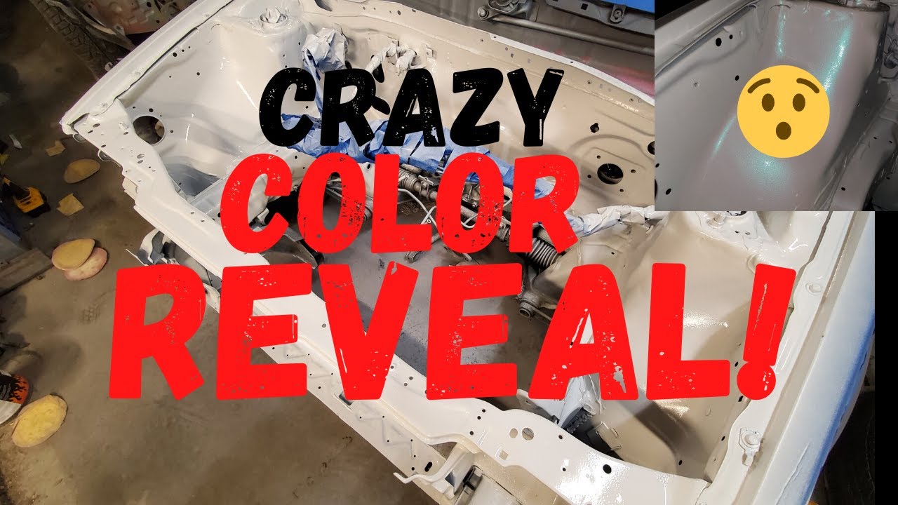 ENGINE BAY IS PAINTED! 1986 CIVIC K24 BUILD!! EP#8