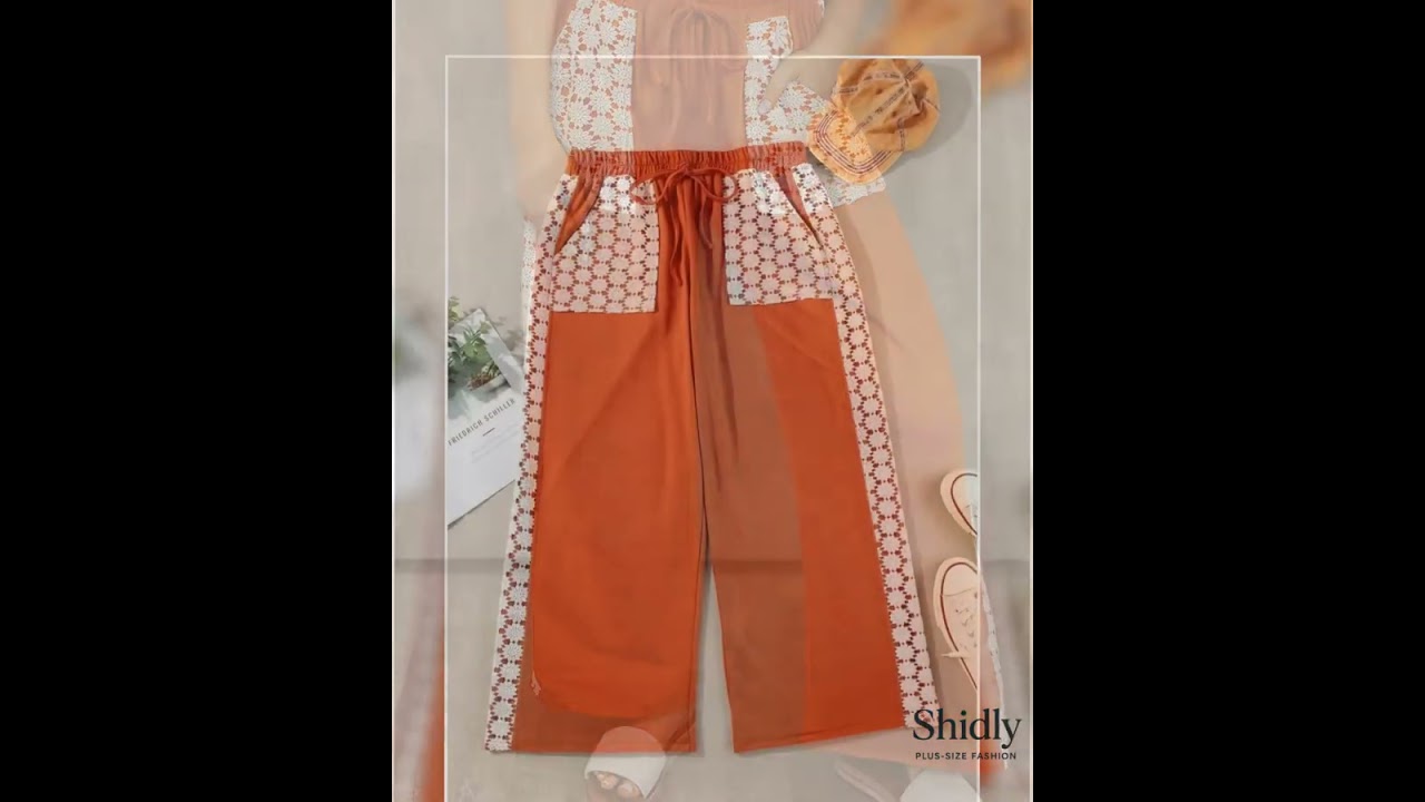 Plus Size Wide Leg Pants