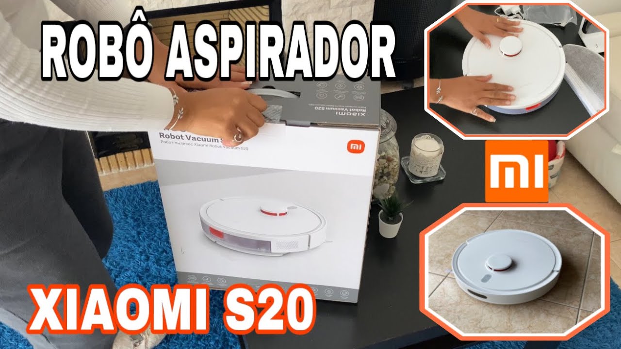 ROBÔ ASPIRADOR XIAOMI S20 - TIRANDO DA CAIXA
