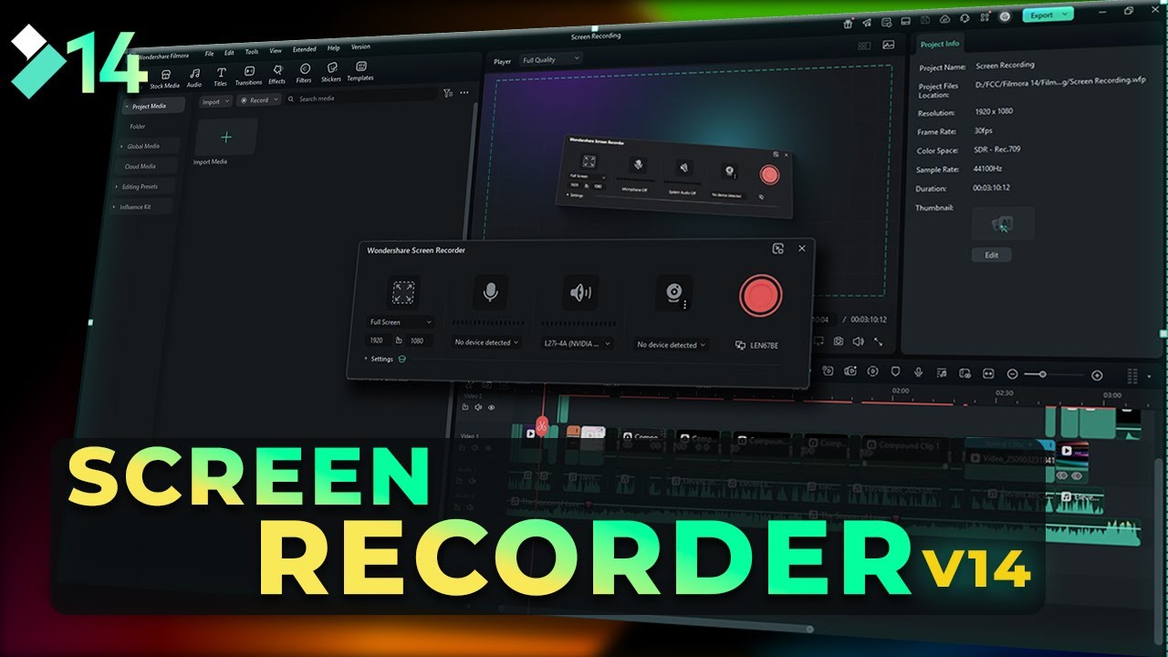 🎥 How to Record Your Screen with Filmora | Quick 3-Min Tutorial