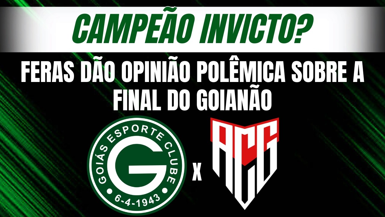 O Goiás será campeão goiano invicto no domingo?
