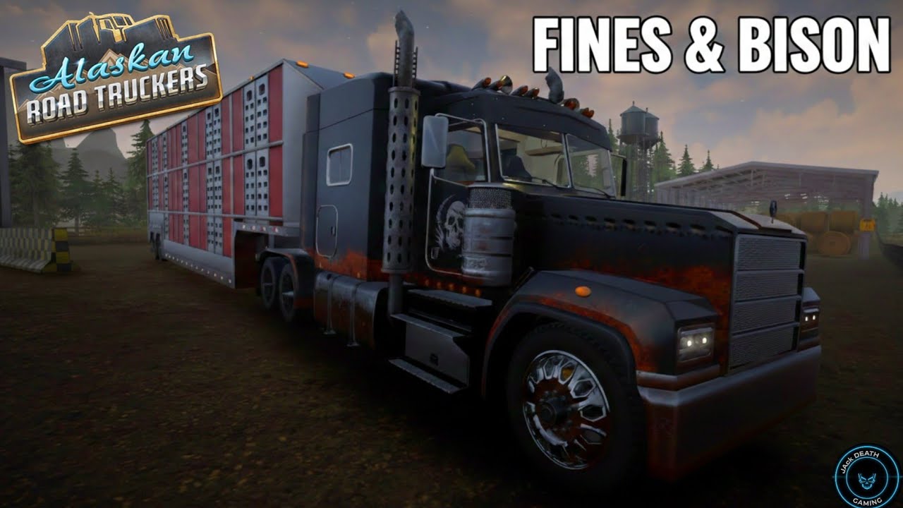 Bison, Fines, and a Broken Stop Sign! 🛑 Alaskan Road Truckers Gameplay Xbox Series X 