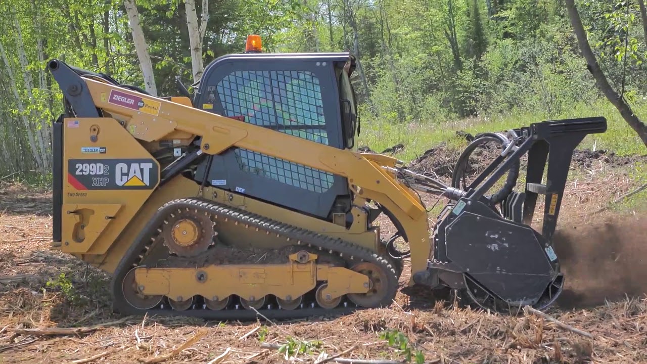 Walkaround and Demo - CAT Mulcher Series