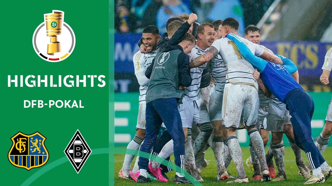 Another LAST-MINUTE Shocker! | Saarbrücken vs. M'gladbach 2-1 | Highlights | DFB-Pokal Quarter-Final