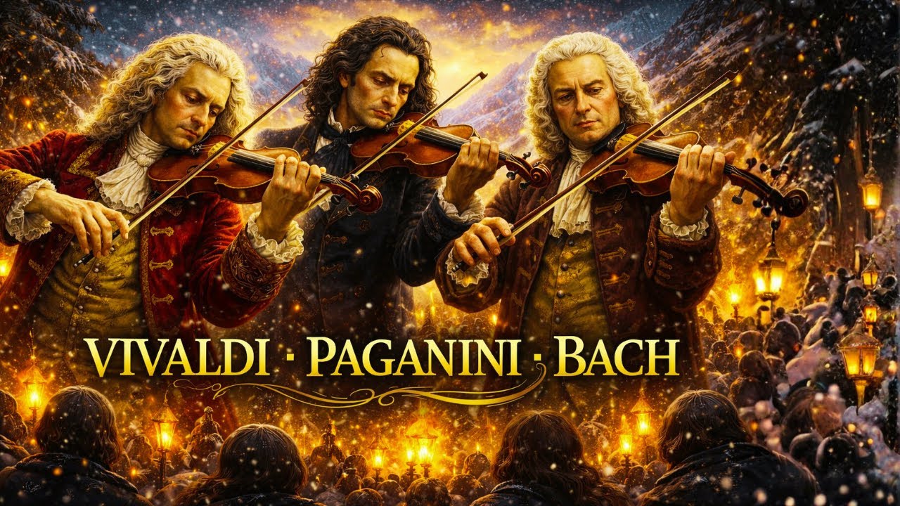 🎻Timeless Solo Violin | Vivaldi • Bach • Paganini Inspired | Fire & Speed