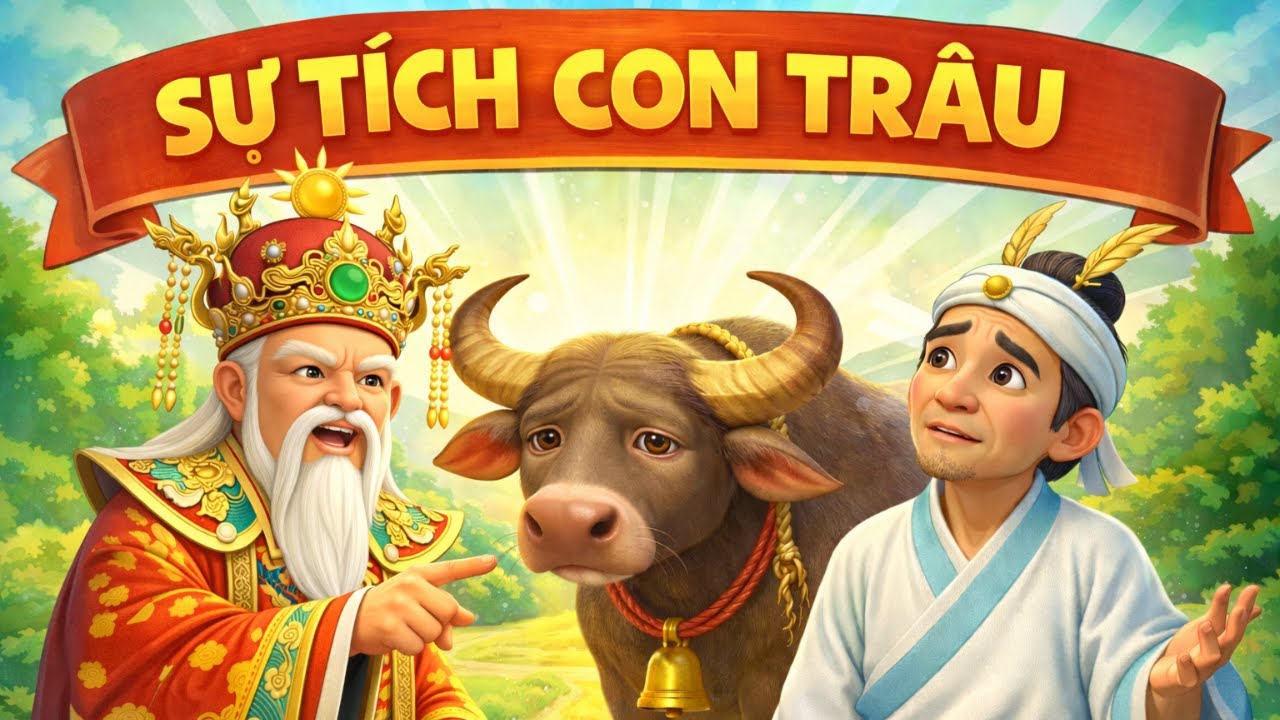 Sự Tích Con Trâu – Hoạt Hình 3D | Truyện Cổ Tích Việt Nam