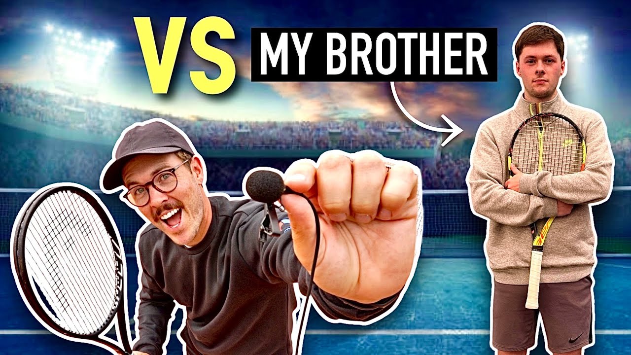 Can I Beat My Brother?? Mic’d Up Match (#2) #tennis