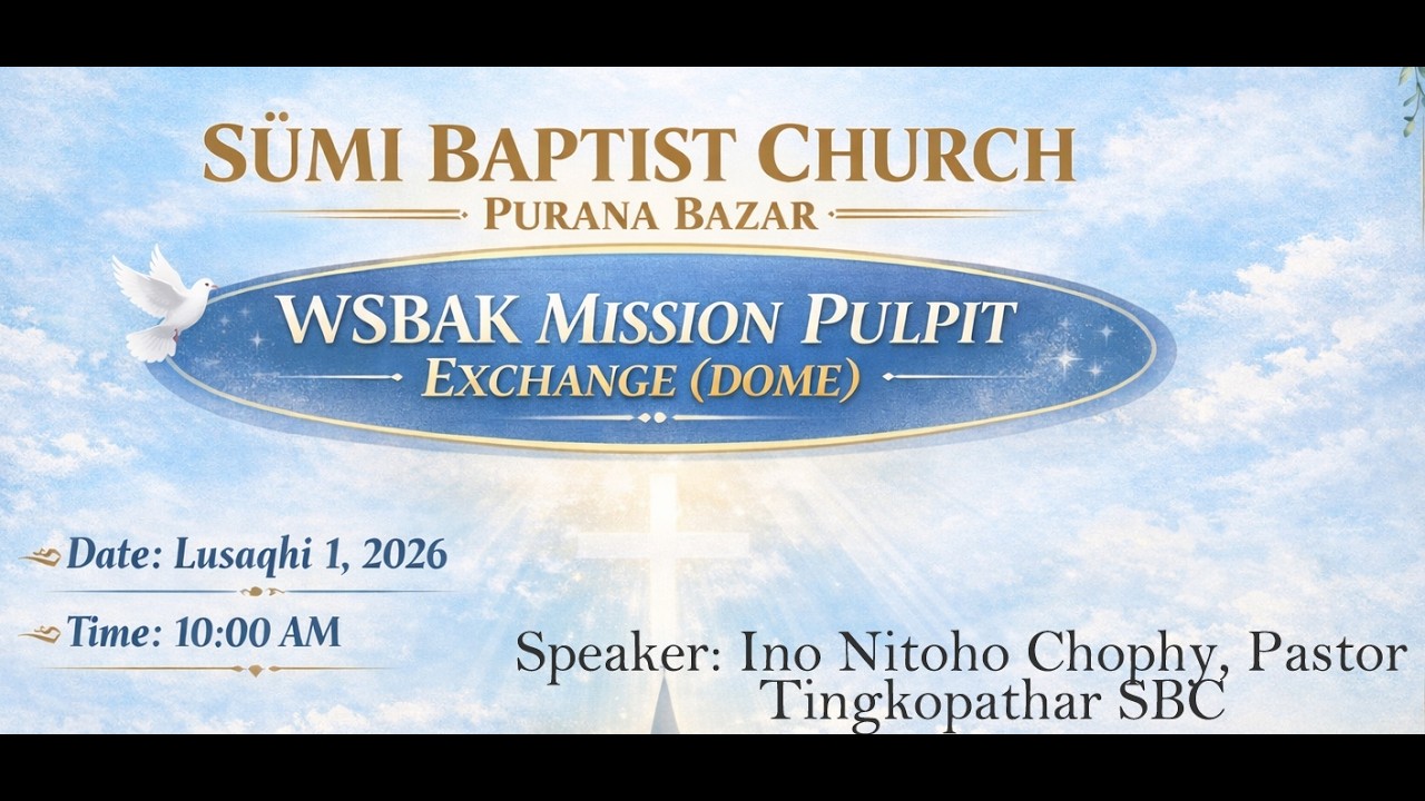 WSBAK Mission Pulpit Exchange ( DOME ) | Lusaqhi 1, 2026 | Ado: 10 :00 Inaqhe | SBCPB |