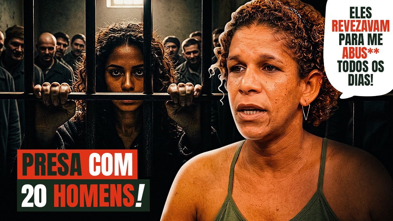 FICOU PRESA NUMA CELA COM 20 HOMENS 