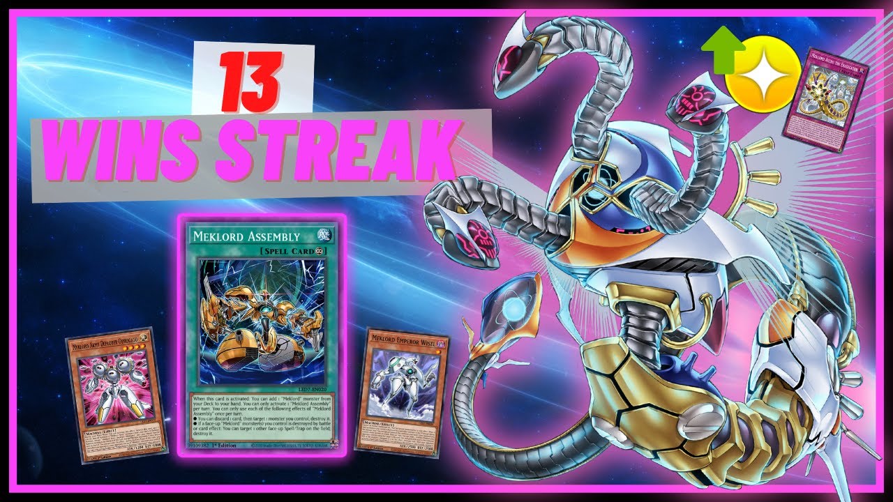 Meklord Deck 13 Wins Streak!! New Cards & Skill Buff  [Yu-Gi-Oh! Duel Links]