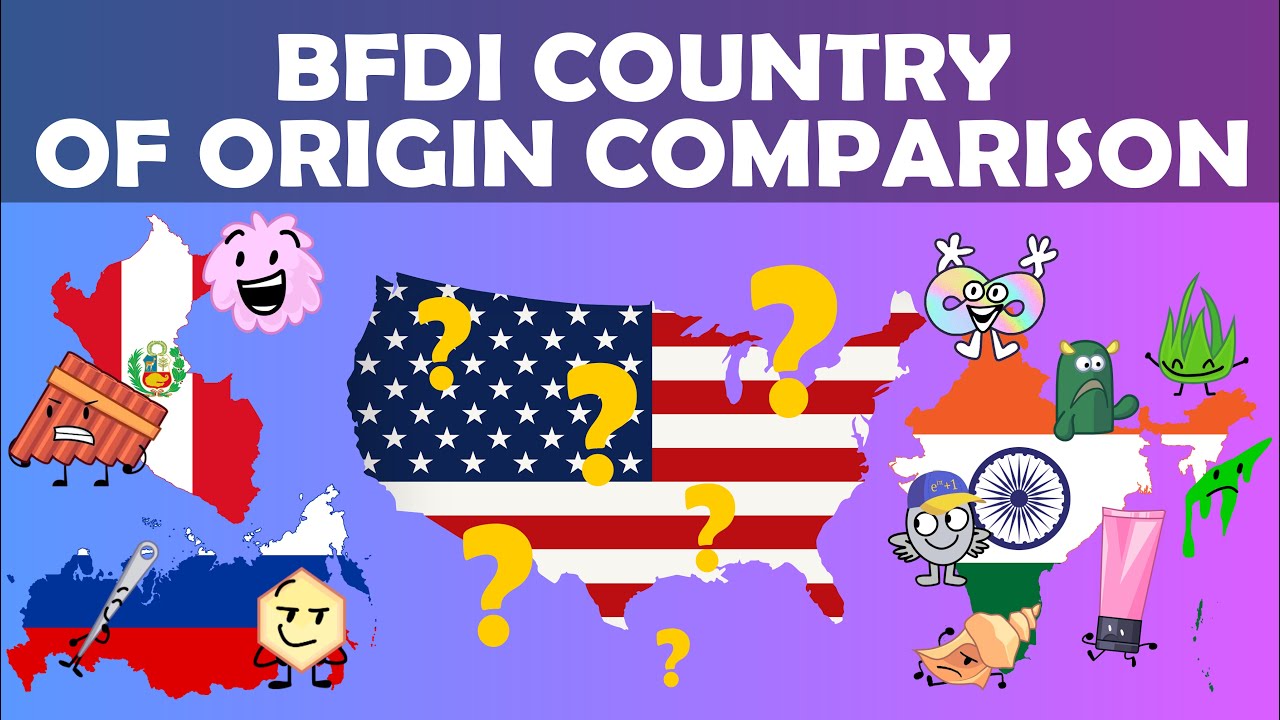 BFDI Country Of Origin Comparison