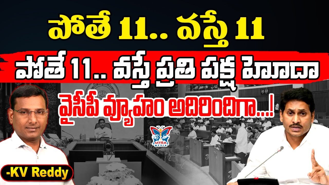 వైసీపీ వ్యూహం అదిరిందిగా...! K.V.Reddy Key Analysis About YS Jagan Master Plan | AP Assembly | CBN