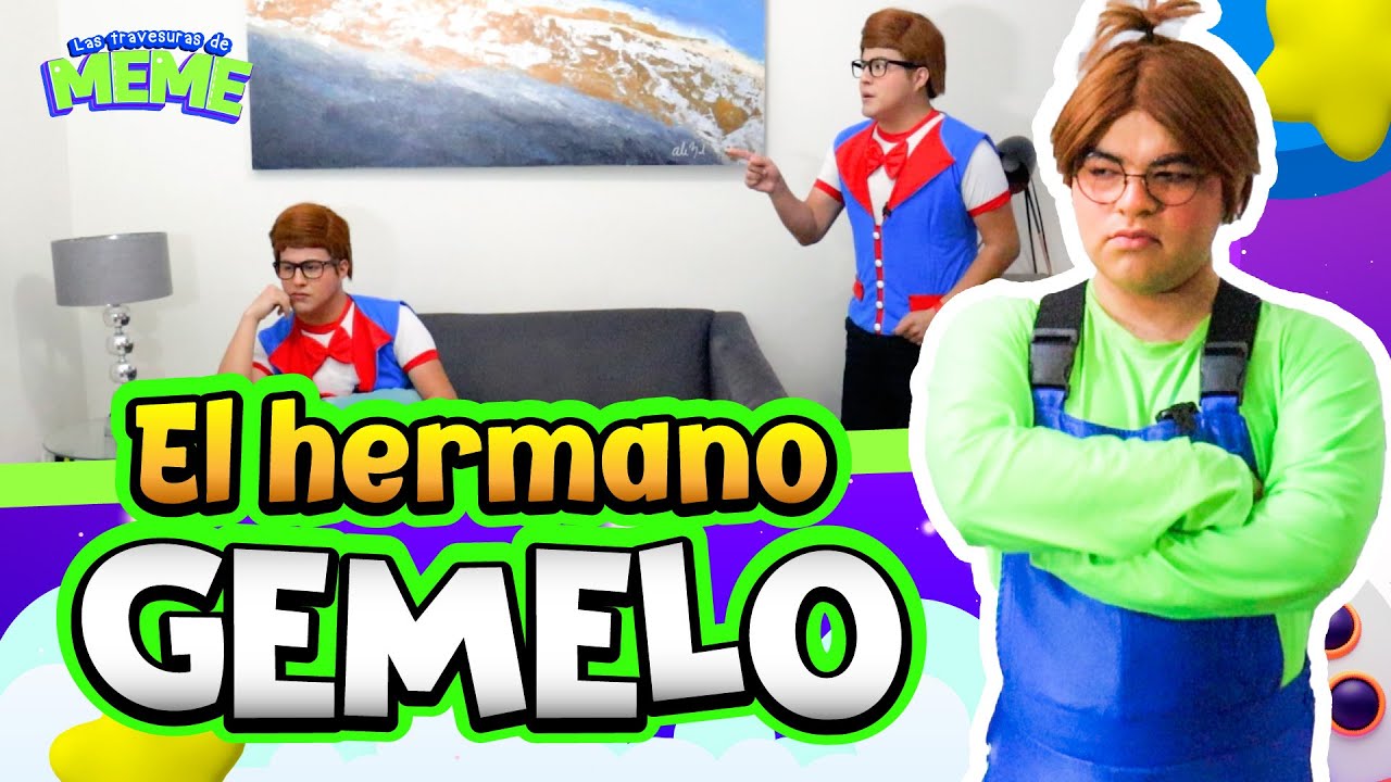 El hermano gemelo del compañero | El compañero molesta a Meme | Meme esta triste