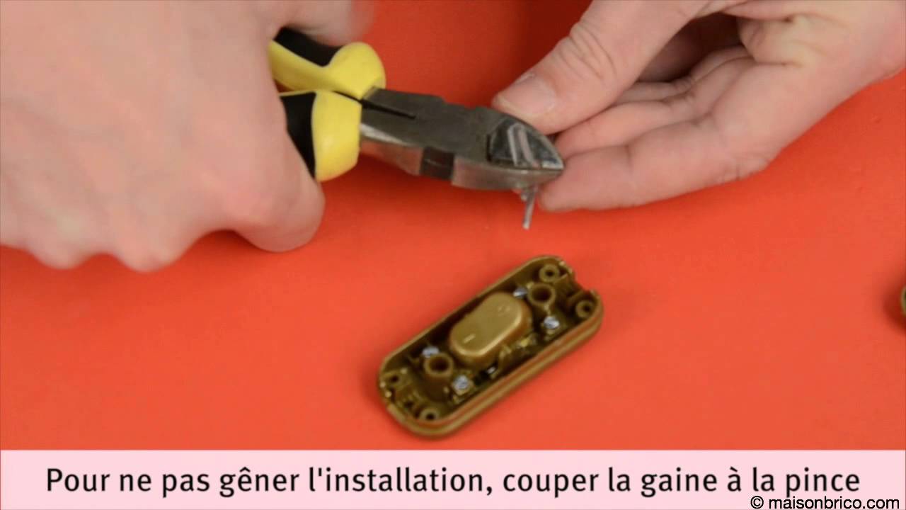 Installer un interrupteur bipolaire de fil souple