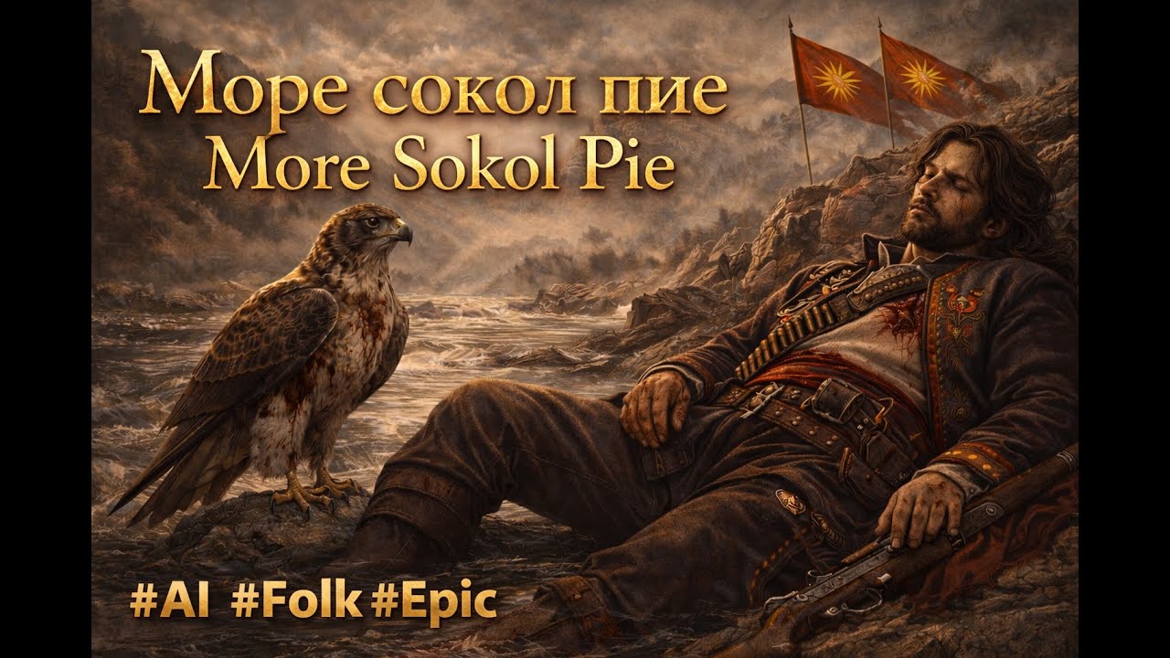 „Море сокол пие“ – Македонска народна песна  More Sokol Pie – Epic AI Folk