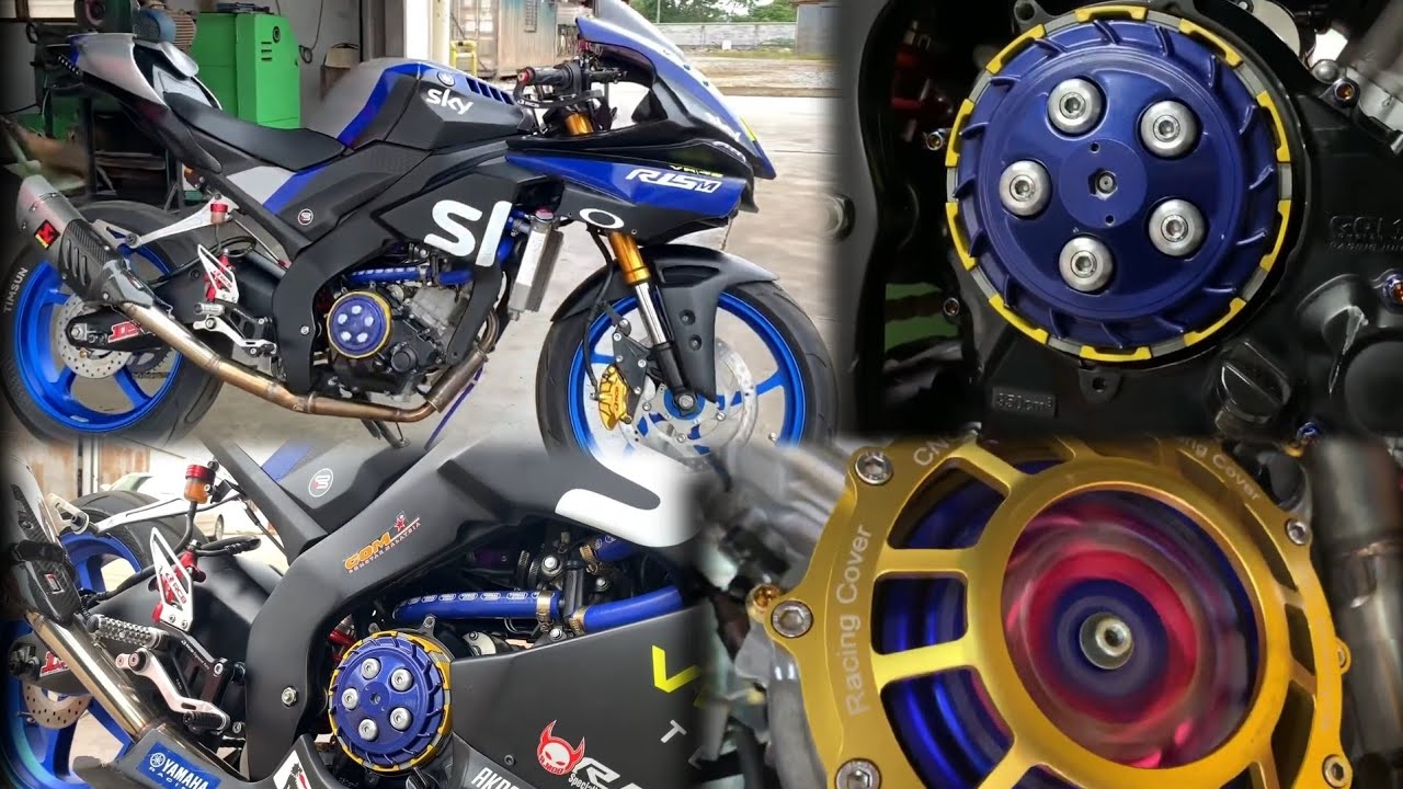 Transparent Engine cover For  YAMAHA R15M / V4 / V3 😳🔥✔️| First Time Clear Clutch Case Cover Yamaha