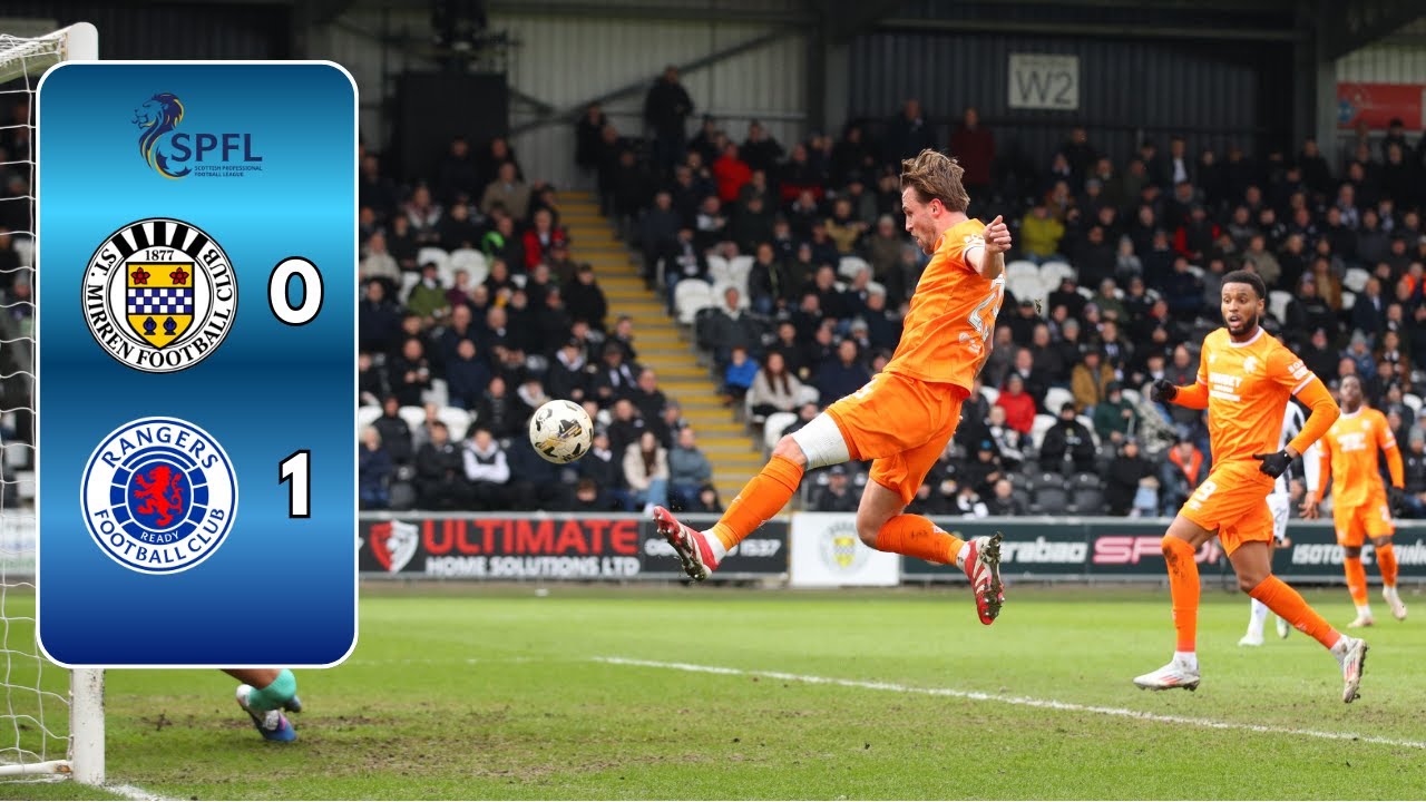 3 points and home as Rangers take advantage of Hearts slip up | St Mirren 0-1 Rangers