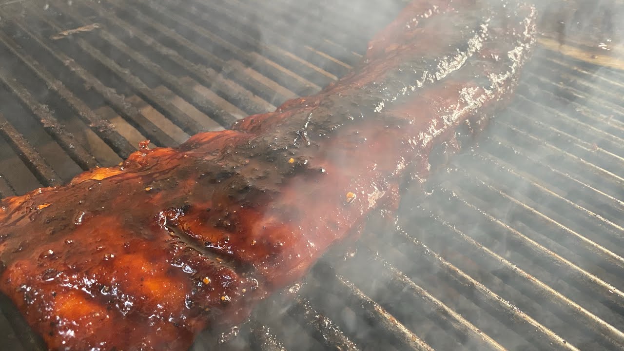 Santa Maria Apple Bourbon Sticky Baby Back Ribs