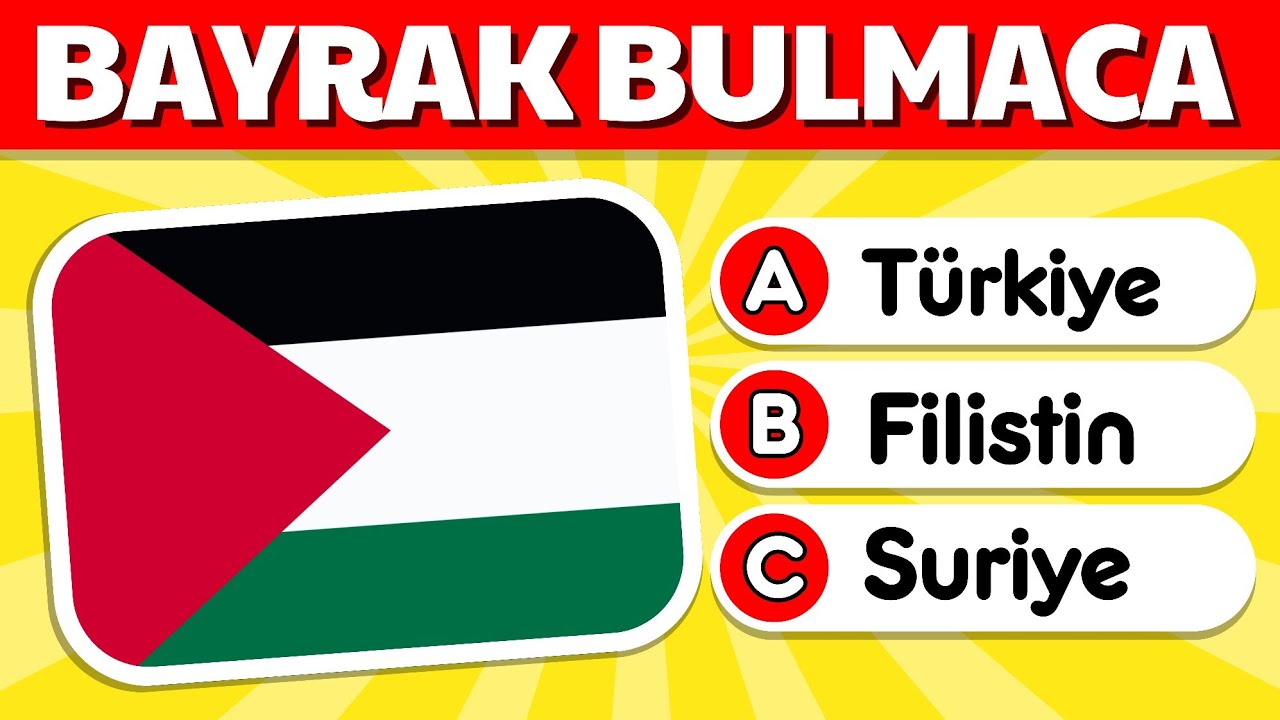 T&Uuml;M BAYRAKLAR#3 Bayraklardan &Uuml;lkeyi Tahmin Et! BAYRAK BULMACA👉177 BAYRAK