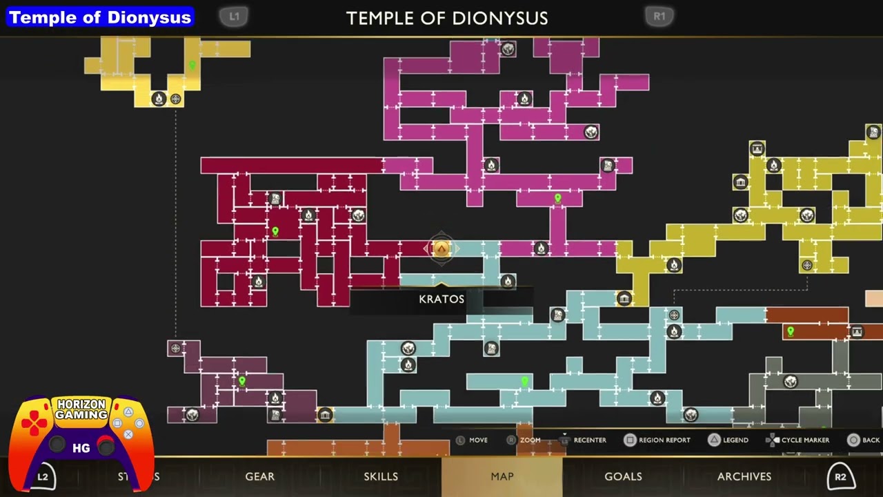 How to Find All Temple of Oympus and Crossing of Olympus Location - God of War Sons of Sparta