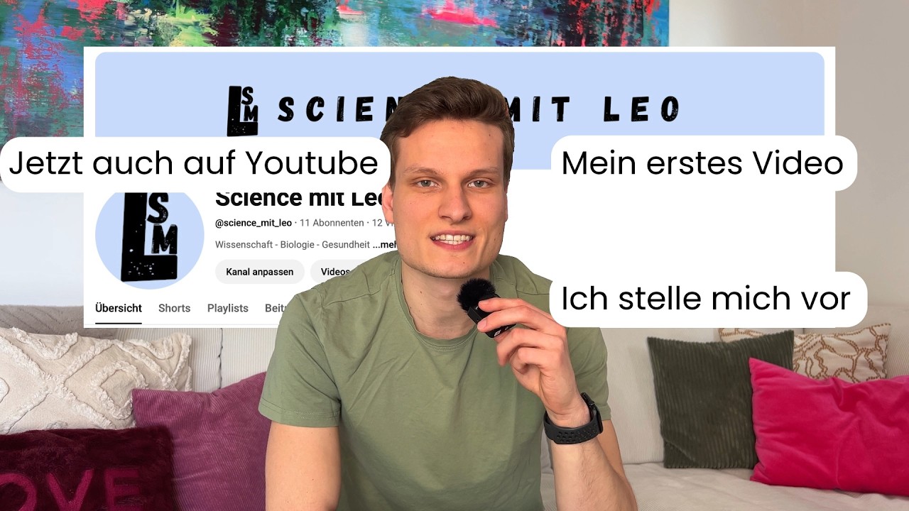 Wissenschaftler auf YouTube? Mein ersten Video