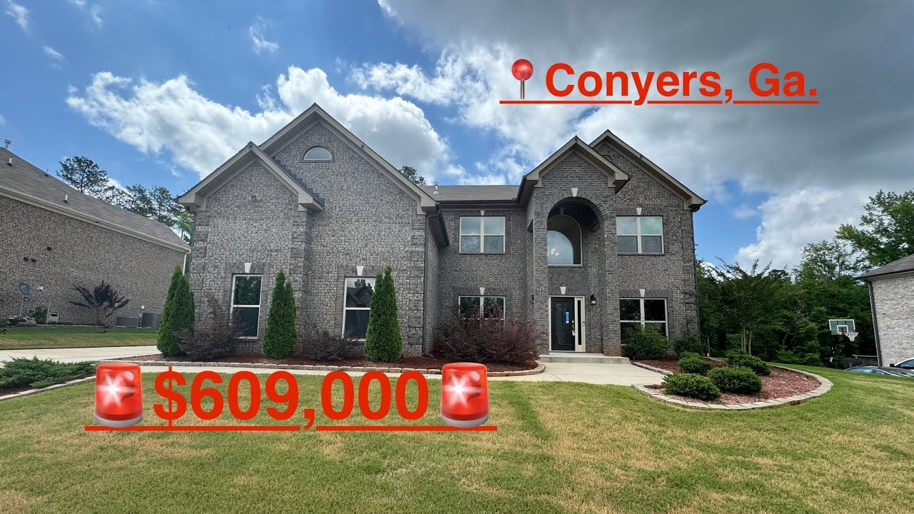 🚨LUXURY🚨MUST SEE Beautiful 4 sided brick home in Conyers, Ga.