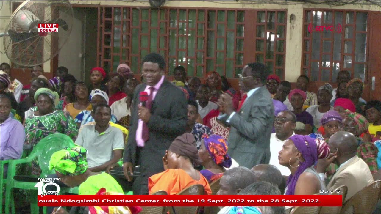 EN DIRECT DE DOUALA - CROISADE  EVANGELIQUE A DOUALA - JOUR 5