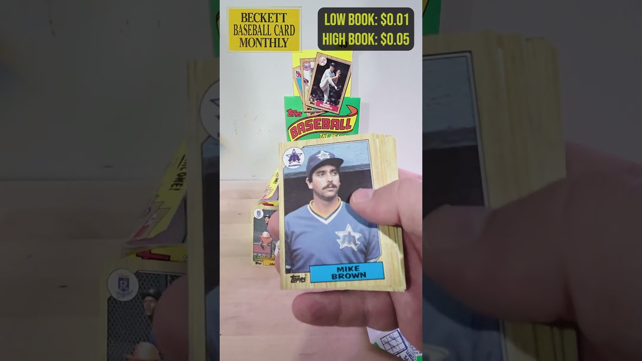 BO! I pull the BEST CARD from 1987 Topps Baseball pack!