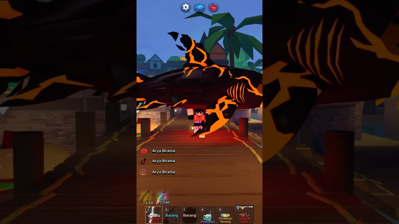 Cara Dapat Hiu Magma Shark Kohana Volcano di Fish it Roblox