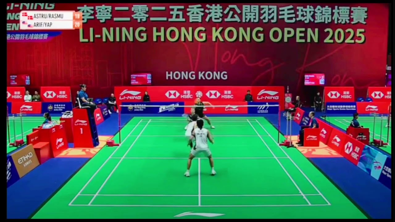 UPSET🔥[Arif Junaidi/Yap Roy King 🇲🇾 vs Kim Astrup/Anders Rasmussen 🇩🇰] - Hong Kong Open 2025