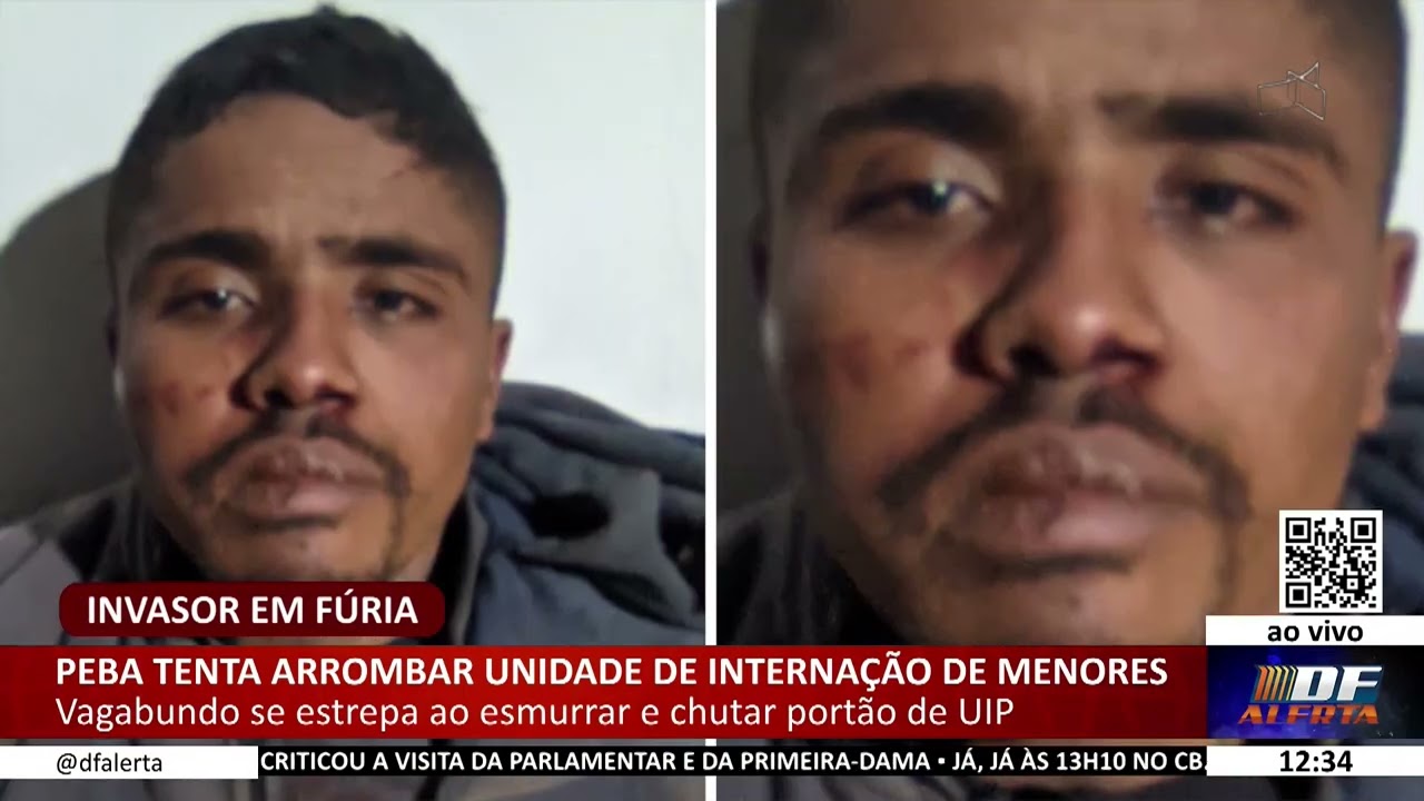 DF ALERTA - Peba tenta arrombar unidade de internação de menores