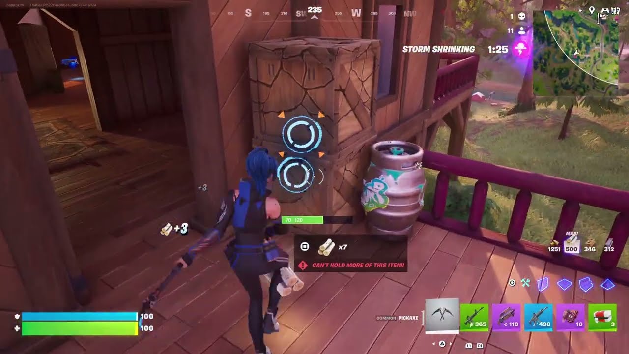 Fortnite Battle Royale at Humble Hills, Bumpy Bay, and TipTop Terrace with 2 elims and spectating 