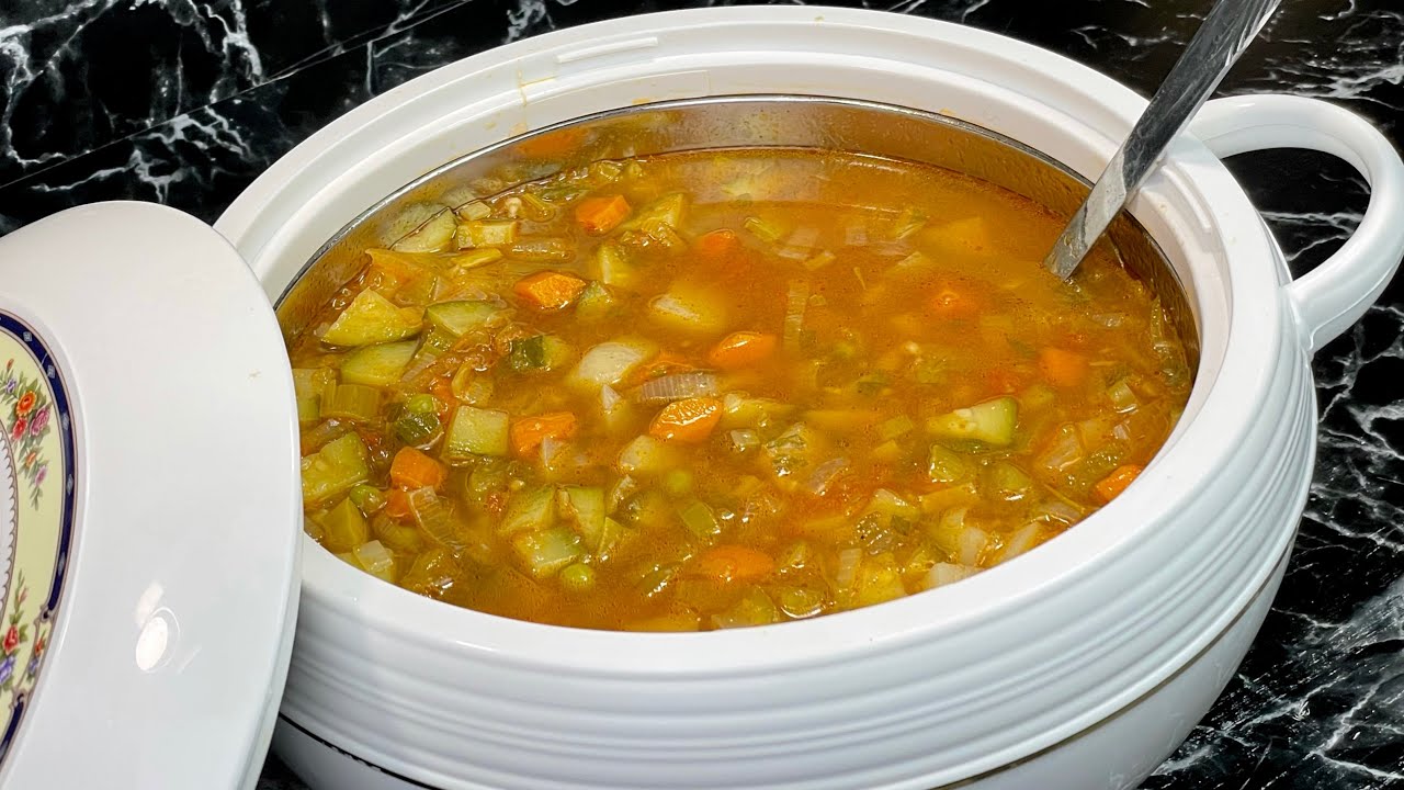 ХОРОШИЙ ОВОЩНОЙ СУП НА ПОЛНЫЙ ЭНЕРГИИ 💪🏻🍲 С СУБТИТРАМИ