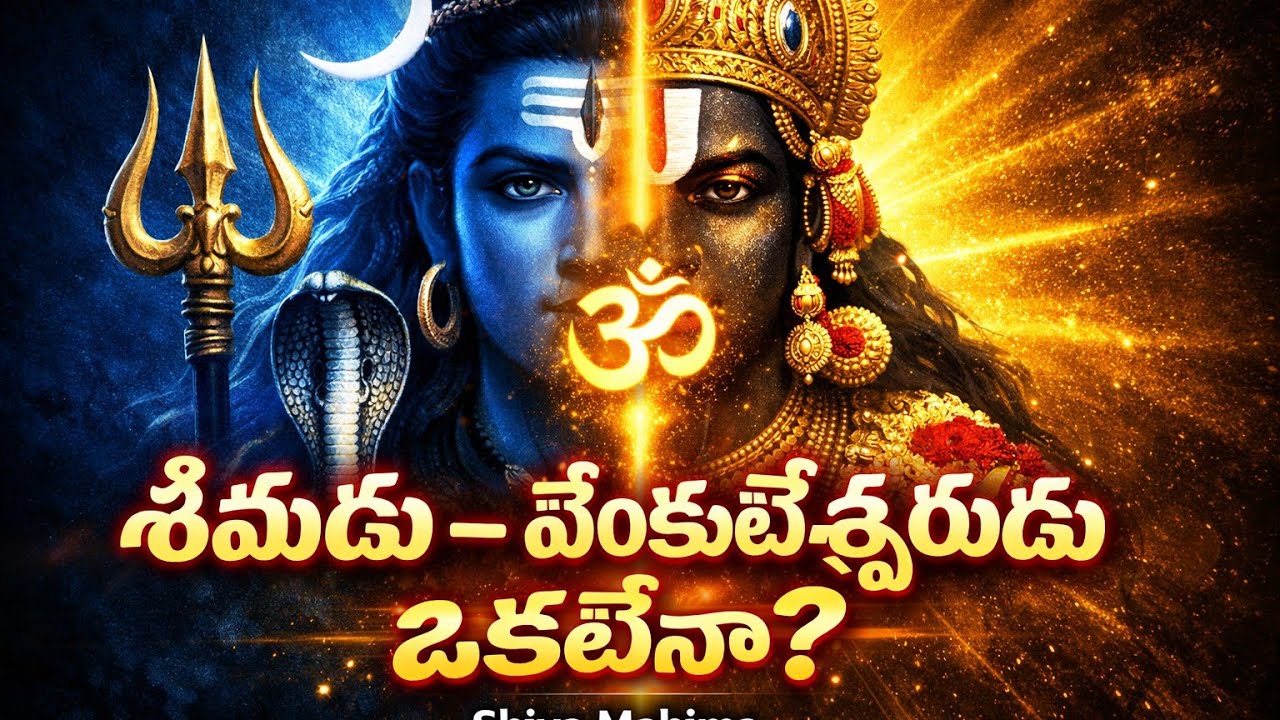 శివుడు వెంకటేశ్వర స్వామి ఒక్కరేనా? | Shivudu Venkateswara Swamy Okkarane Nijam