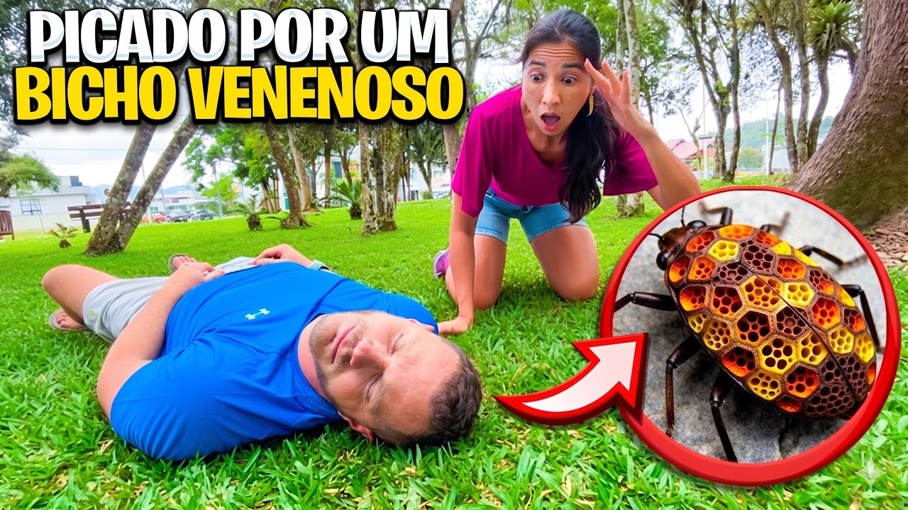 DÉ FOI PICADO POR UM BICHO ESTRANHO E DESMAIOU