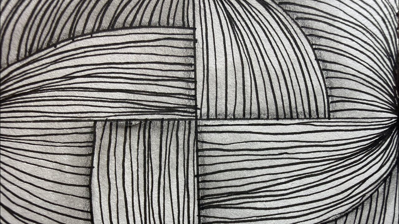 Peace of mind with simple drawing نقاشی ساده برای داشتن ذهنی آروم 