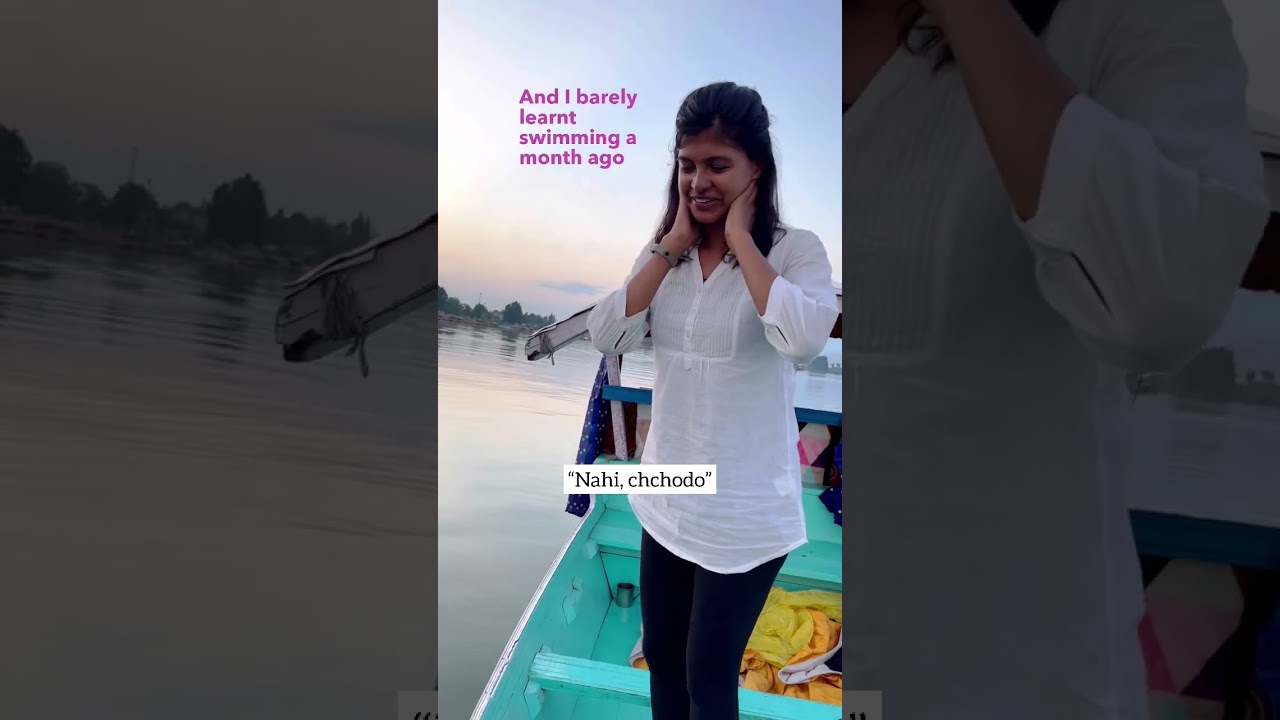 Dove right into Dal Lake in Srinagar! Female Solo Traveler | Kashmir
