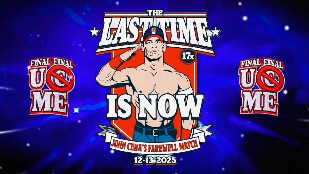 John Cena Farewell Tour Washington D.C.– My Time Is Now – Official Theme Song | Final Match Is Now |