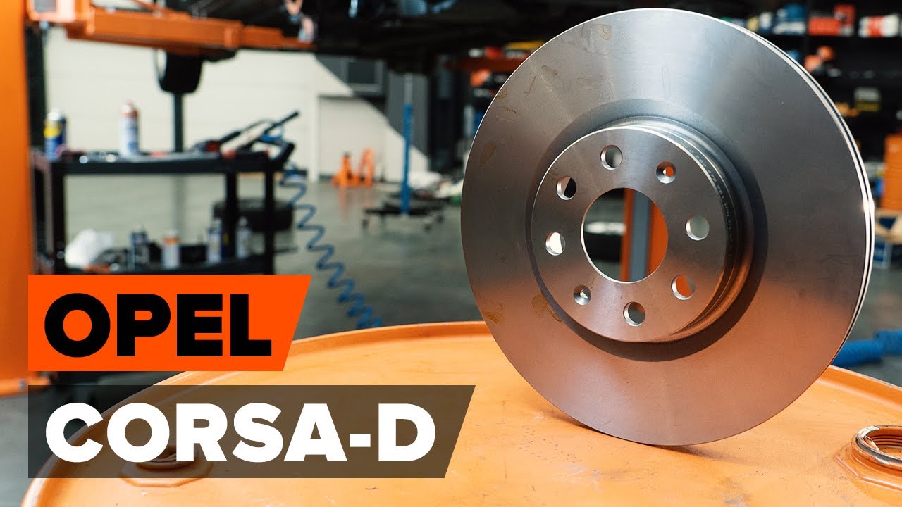 Come sostituire dischi freno anteriori su OPEL CORSA D [VIDEO TUTORIAL DI AUTODOC]