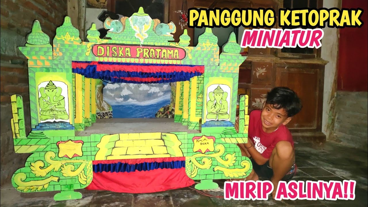 Wow Mirip Aslinya‼️Review Panggung Ketoprak Miniatur Detail Dan Lengkap