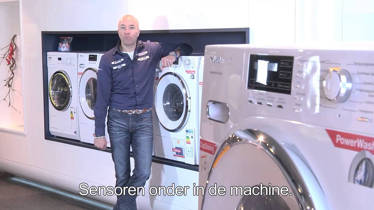 Miele WKG 120 WCS W1 met energieklasse A+++ en het unieke PowerWash-systeem