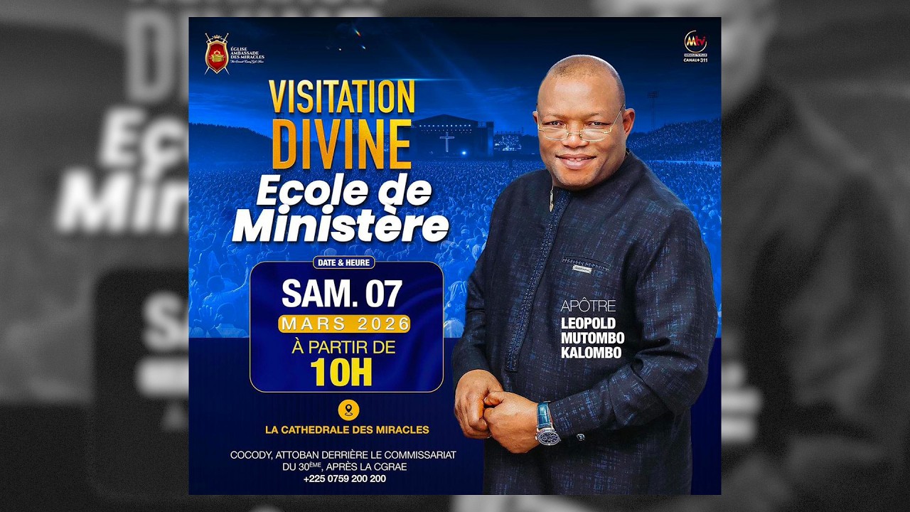 VISITATION DIVINE - J4 VAC.MATINALE: ÉCOLE DU MINISTÈRE SAMEDI 07 MARS 2026