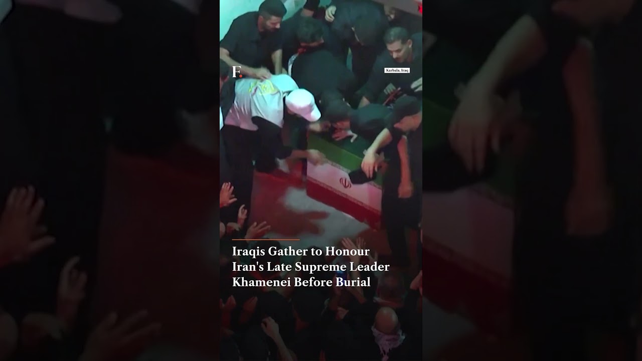Iraqis Gather to Honour Iran's Late Supreme Leader Khamenei Before Burial | Firstpost News | N18G