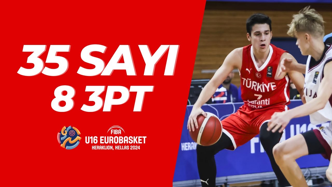 Ömer Ege Ziyaettin'in 35 Sayılık Performansı | EuroBasket U16