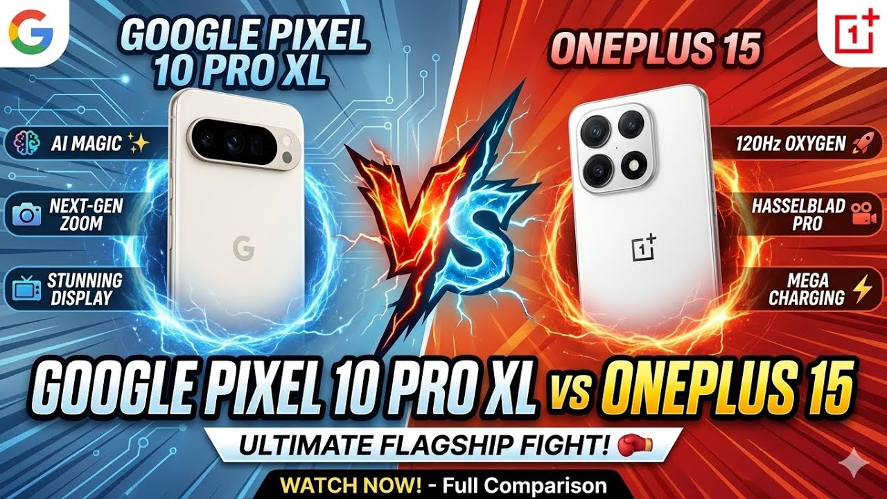 Google pixel 10 pro XL VS onePlus 15 | full comparison| best comparison ￼￼