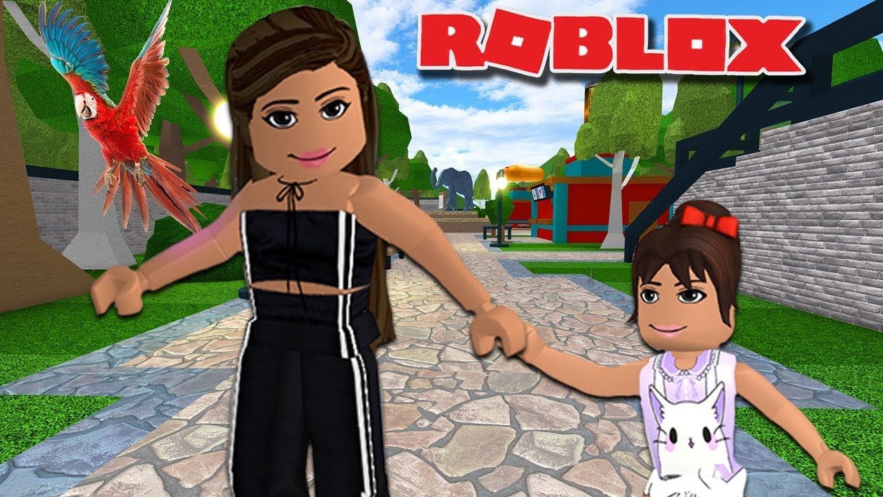 ВЗЯЛ ДОЧЕРИ В ЗООПАРК | Ролевая игра Roblox | Зоопарк Robloxia