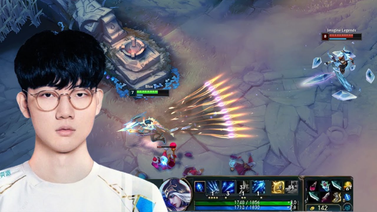BLG Viper Proview Ashe Dominate Challenger Kaisa Korean Server