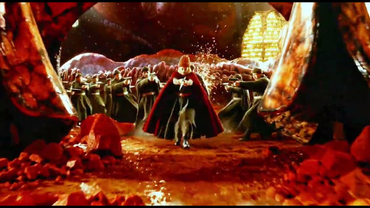 An alternate ending of English language version of Save the Green Planet! (No audio)