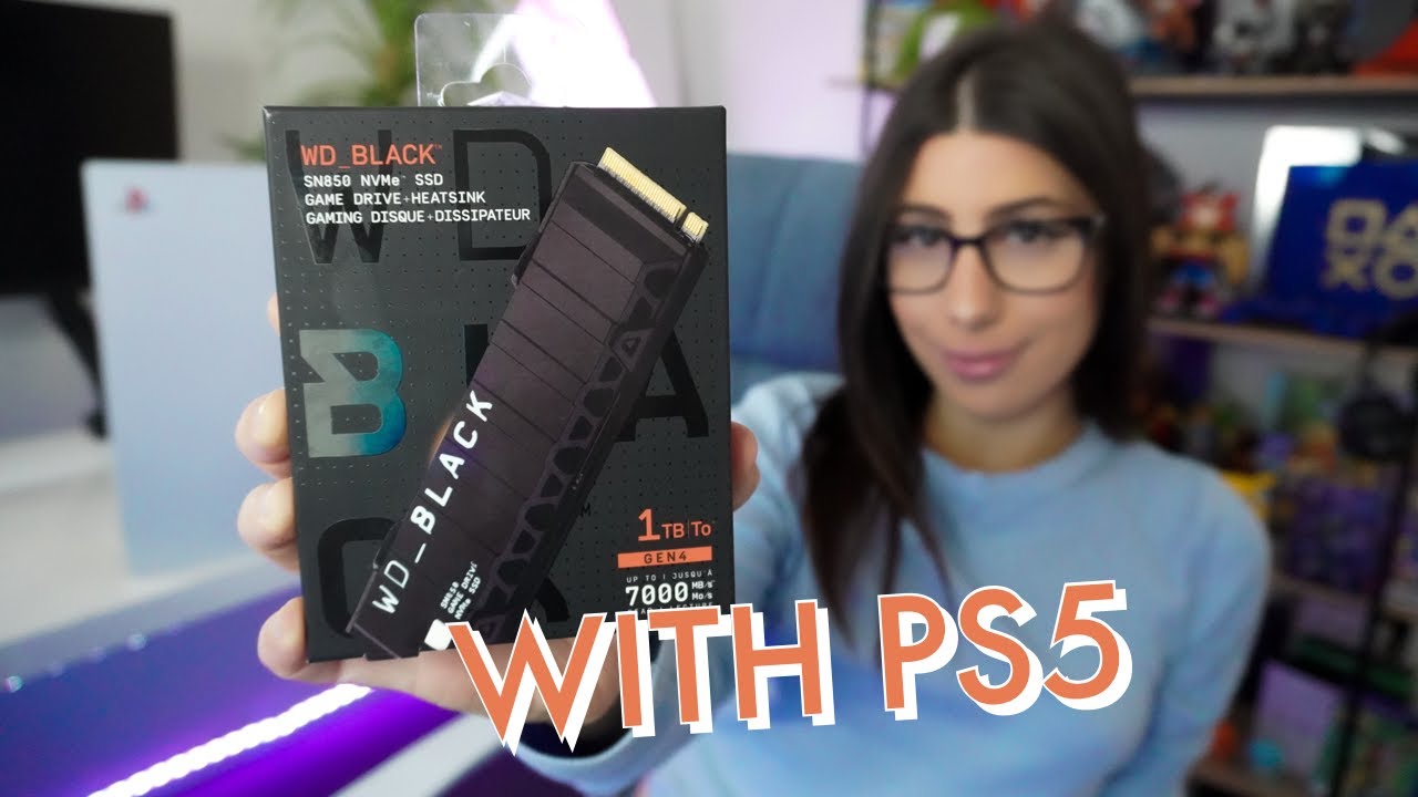 Installing the WD Black SN850 SSD in the PS5